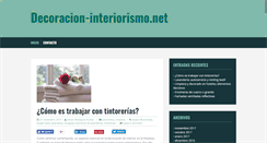Desktop Screenshot of decoracion-interiorismo.net